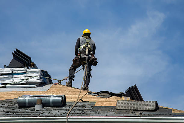 Professional Roofing technician working in Check, VA